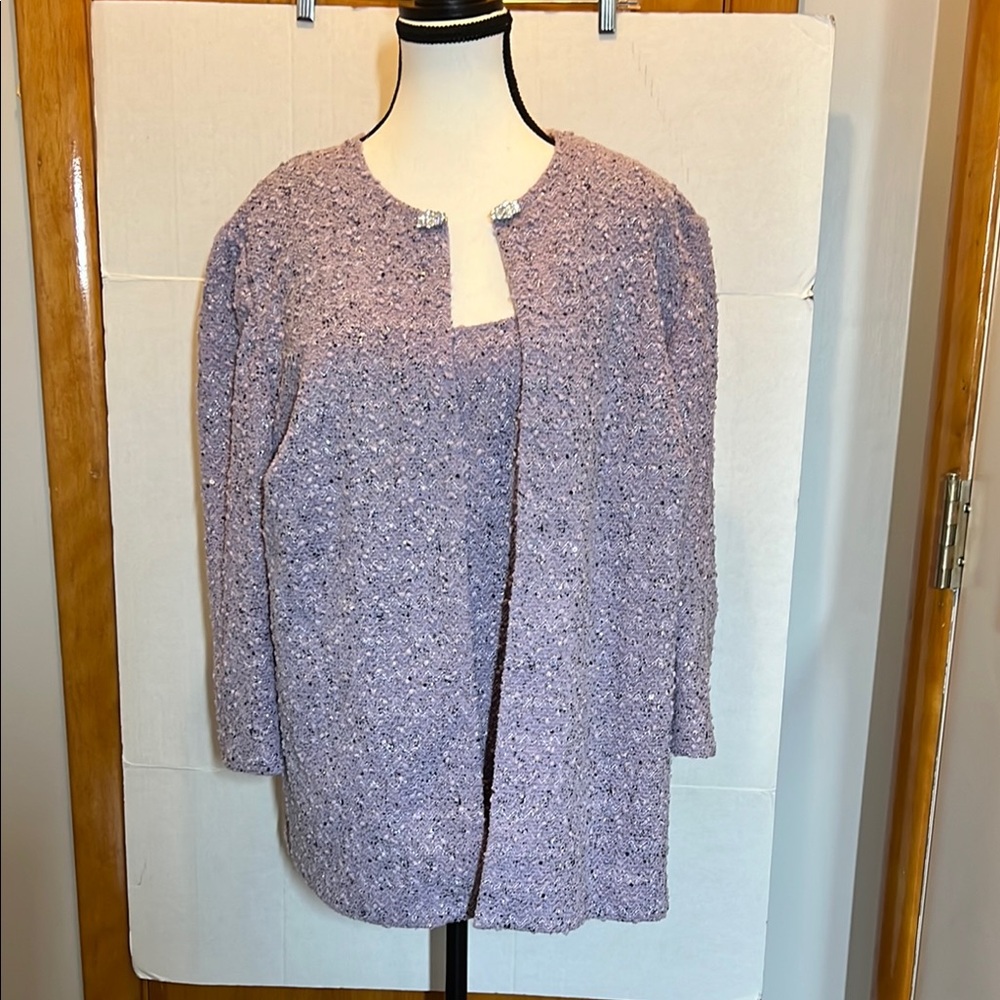 Alex Evenings Lavender jacket and matching shell